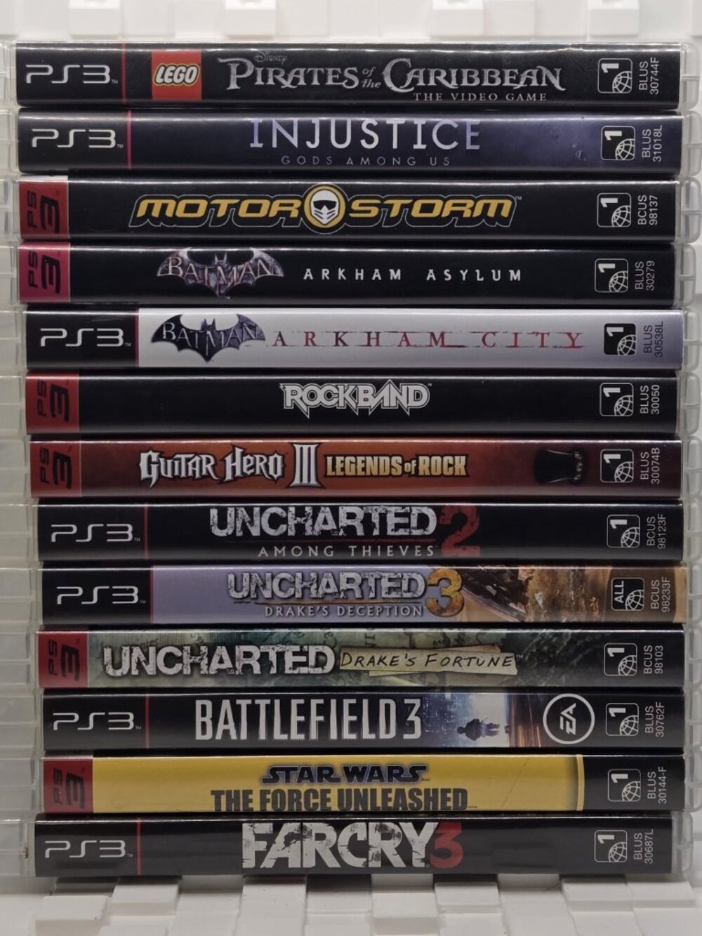 PS3 Lot of 13 Games Uncharted Batman Arkham Injustice Far Cry 3 CIB Mint 10/10